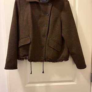 GAP Dark Brown Women's Pea Coat